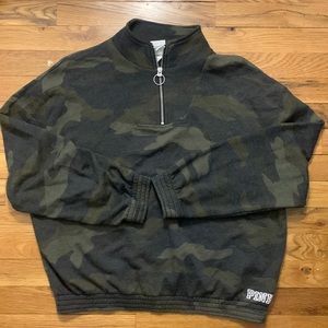 PINK Camo Pullover